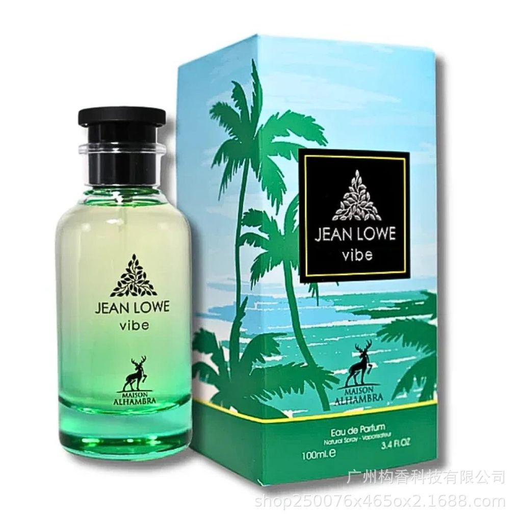 [Thương hiệu trang trọng] Jean Lowe Vibe Eau Unisex Nam Nữ Trung Đông Nước Hoa Dubai Hương Thơm Lâu 