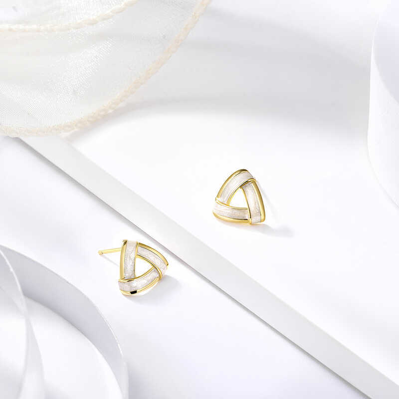 Earring Phong Cách Hiện Đại Cho Nữ, Sterling Silver S925, Thiết kế Thủ Công Niche