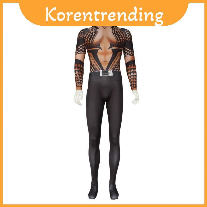 Justice League Aquaman Cosplay Phù Hợp Với Thanh Thiếu Niên Với Vải Lụa Sữa Cho Halloween Và Cosplay
