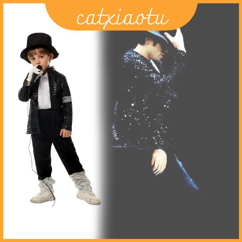 Michael Children Jackson Dance Wear Cosplay có in hình cho chương trình sân khấu