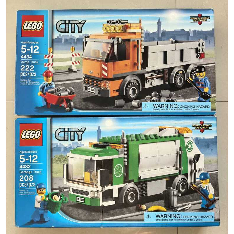 LEGO 4432/4434 Xe chở rác/Xe đổ rác