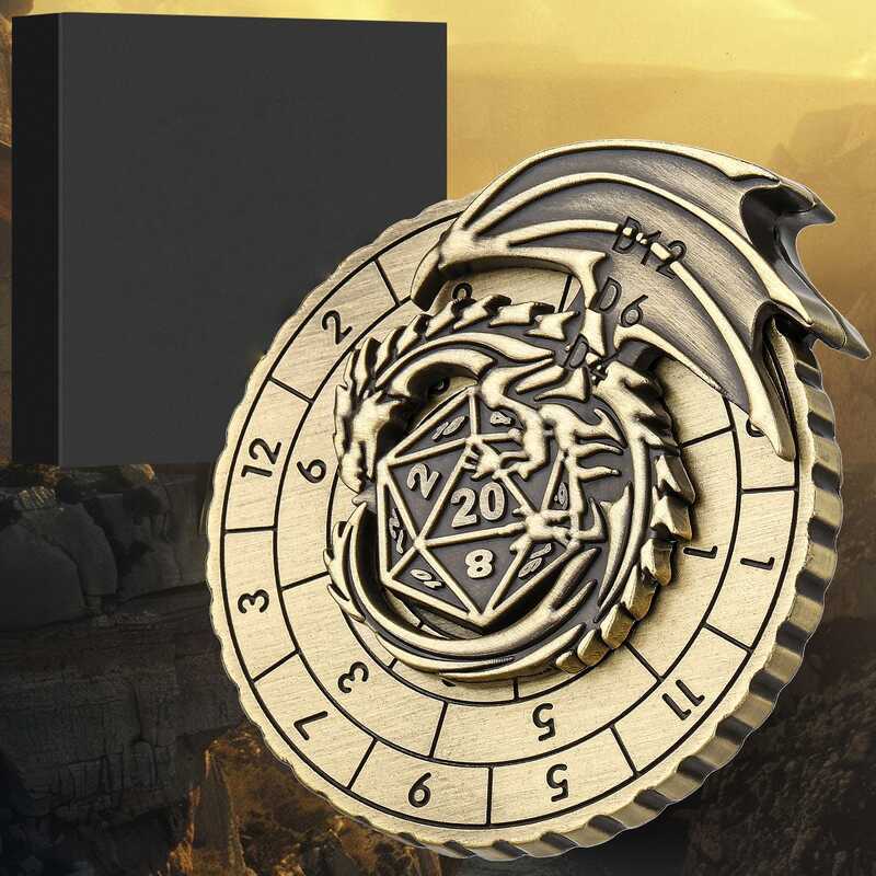 7 trong 1 Fidget Spinner Roulette DND Dice Flying Dragon Hug Dice Dungeon và Dungeon Polyhedron
