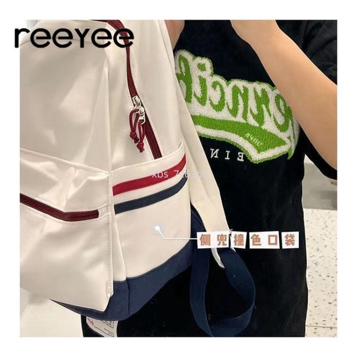 Túi đi học tương phản phong cách đại học Ba lô học sinh phong cách Nhật Bản túi du lịch đơn giản và | BigBuy360 - bigbuy360.vn