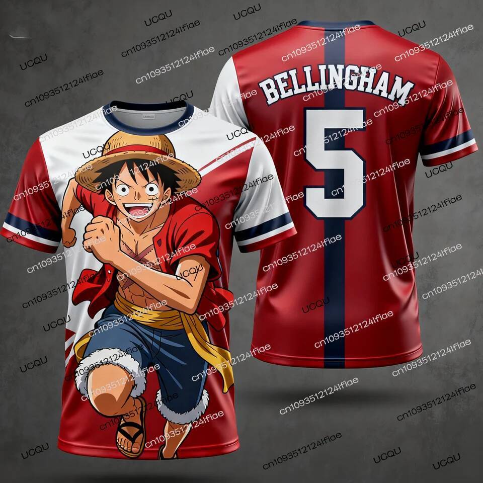 Áo Bóng Đá One Piece Luffy Phiên Bản Đặc Biệt - Bellingham Số 5