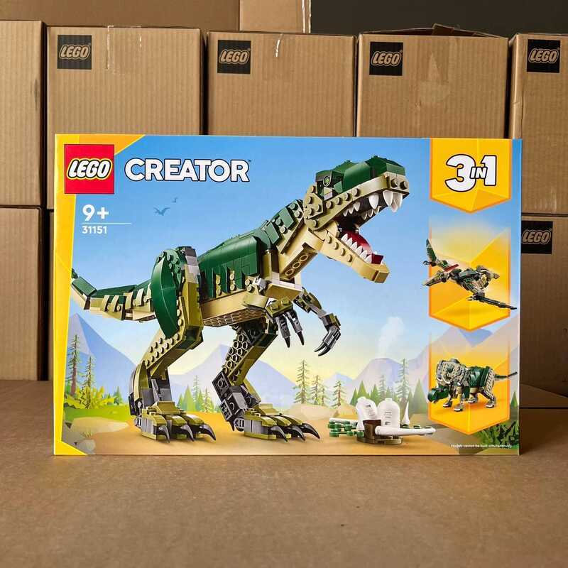 LEGO Creative 3-in-1 31151 Tyrannosaurus Rex Đồ chơi lắp ghép giáo dục dành cho trai và bé gái