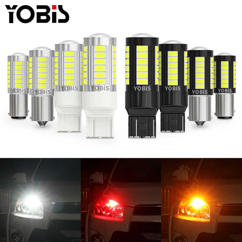 Đèn LED ô tô Ubis 1156 1157 5730 5630 Đèn phanh 33SMD Đèn báo rẽ xe máy