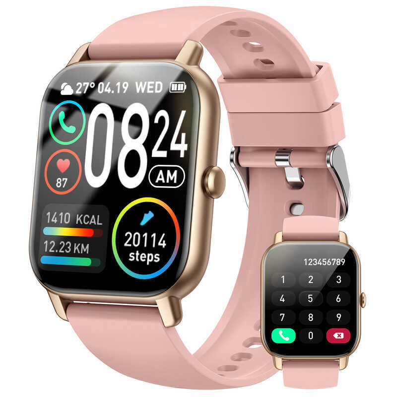 Đồng hồ thông minh P66D Cuộc gọi Bluetooth Nhịp tim Huyết áp Theo dõi giấc ngủ Nhắc nhở thể thao Chố