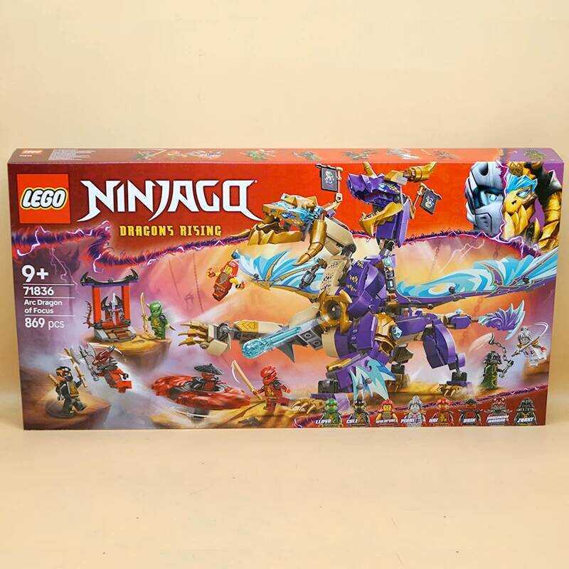 71836 Bộ Xếp Hình LEGO Focus Dragon Arc Phantom Ninja Series dành cho trai và bé gái