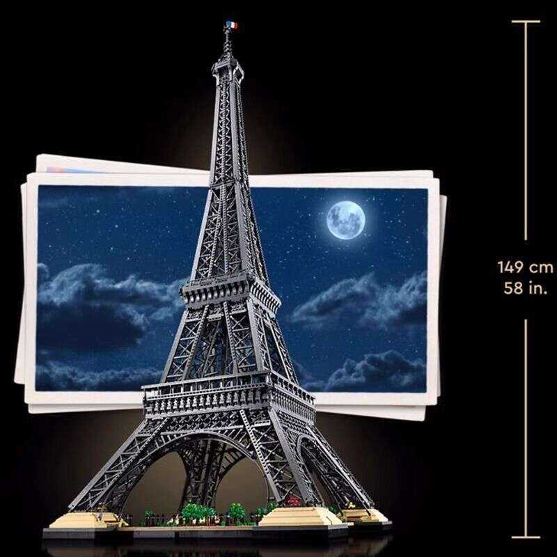 [LEGO] Tháp Eiffel Paris Lego 10307 Khối Mô hình xây dựng siêu lớn Đồ chơi lắp ráp độ khó cao Tương 