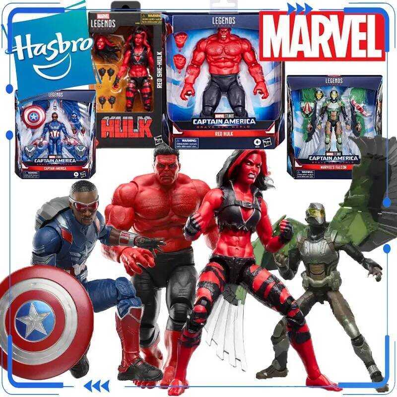 Mô hình nhân vật hành động She-Hulk Comics Red Hulk Deluxe 6 inch chính hãng Marvel Legends Series, 