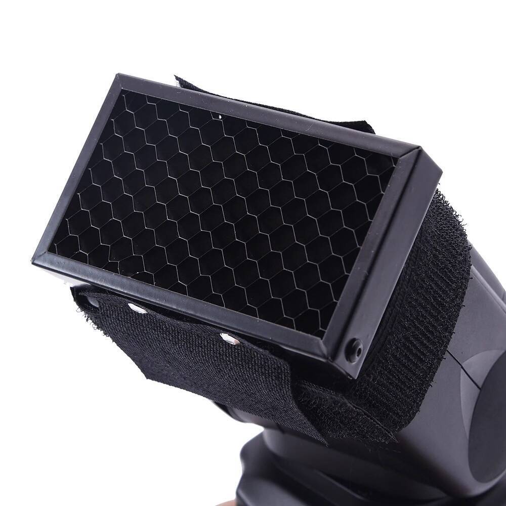 Hộp mềm khuếch tán đèn Flash lưới tổ ong cho Canon 580EX II 430EX cho nikon SB900 SB600 cho YONGNUO 