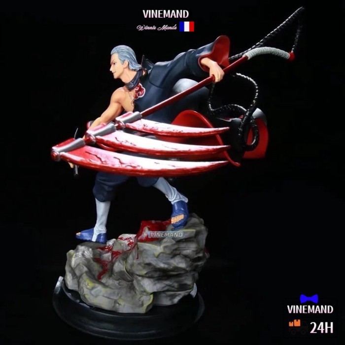 Kho Hà Nội🚚Anime Naruto GK Akatsuki CS Hidan Statue Scene Model Ornament Boxed Figure Gift