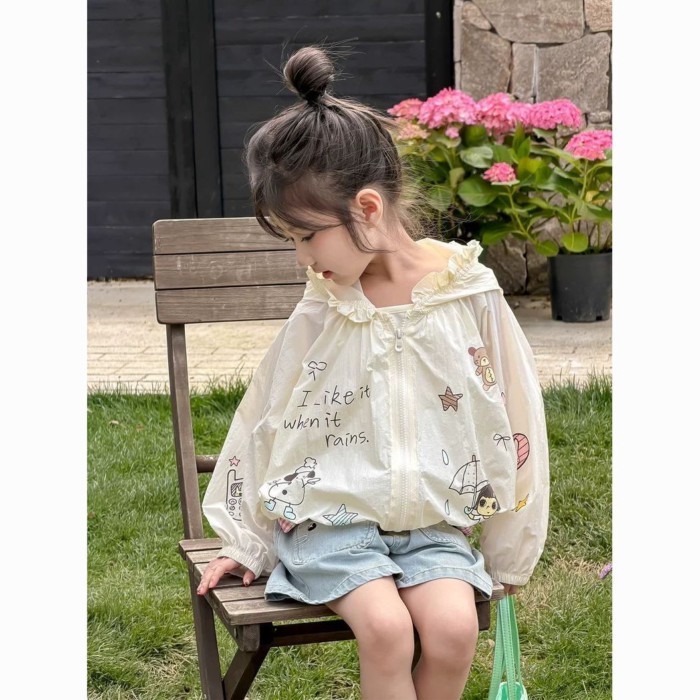 Girls' Summer Sun Protection Clothing New Style Western Style Baby Girl Thin Skin Clothing Ch