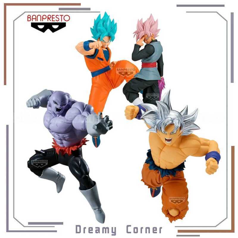 H23cm BANPRESTO MATCH MAKERS Dragon Ball Chou Zamasu Son Gokuu Ultra Instinct Jiren Mô Hình Anime