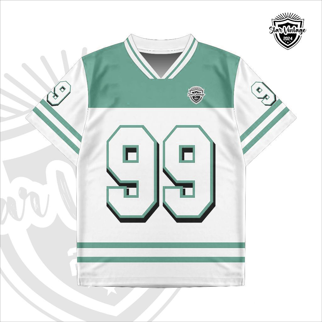 Áo Jersey Star Vintage Số 99 / Vintage / Bola / NFL Jersey Dạo Phố