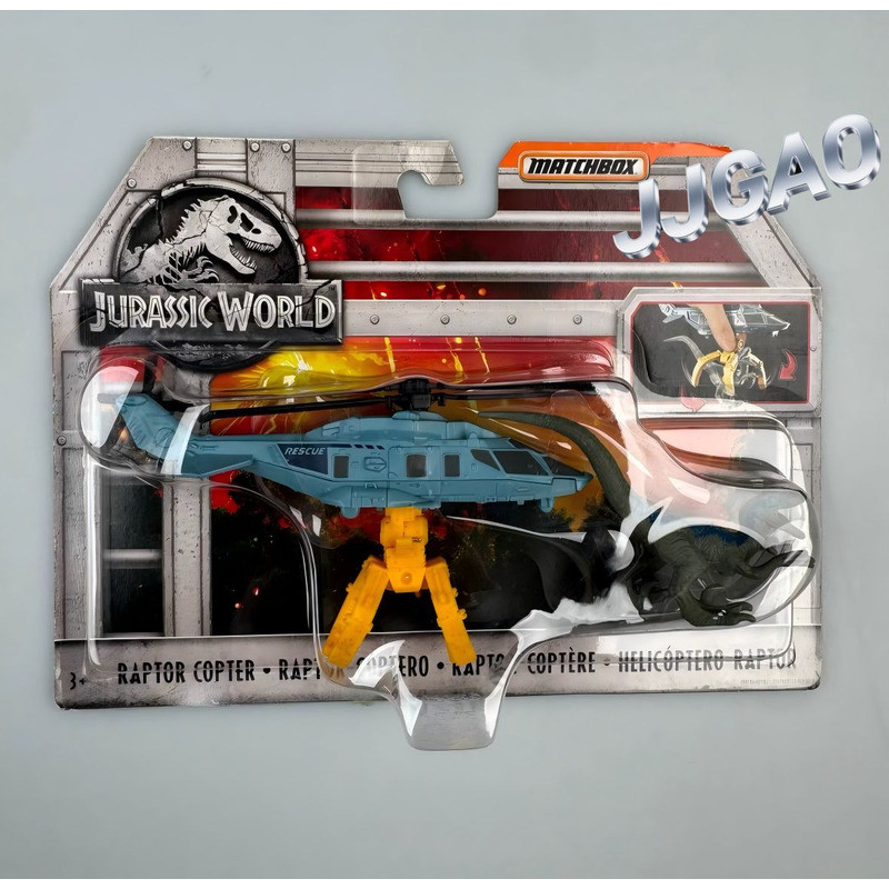 Mô hình Mattel Jurassic World, bộ trực thăng Velociraptor