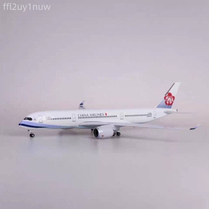 (HÀNG HOT) Mô Airbus A350 của hãng Đài Loan Trung Quốc năm 47cm có bánh xe và đèn, mô hình máy bay