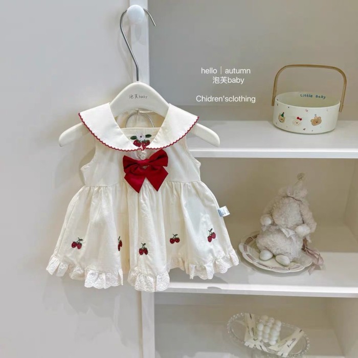 Girls Dress Baby Princess Dress Baby Dress Children's Fashionable Vest Skirt Summer