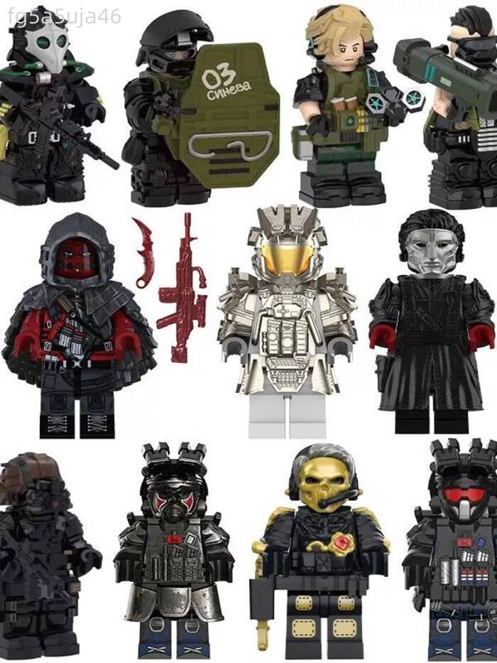 [HOT 2026] Mô cảnh sát đặc nhiệm Delta Force của Lingxiao Guard, đồ chơi lắp ghép quân sự, mô hình