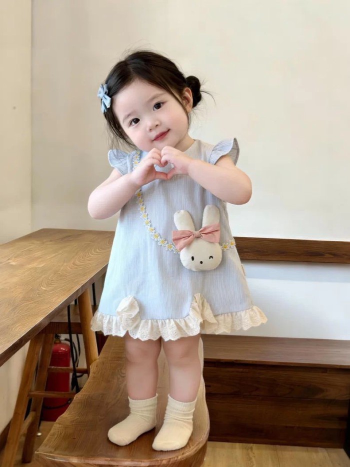 Baby Skirt Summer Thin New Style Baby Dress Birthday Princess Dress Girls Fashionable Clothes
