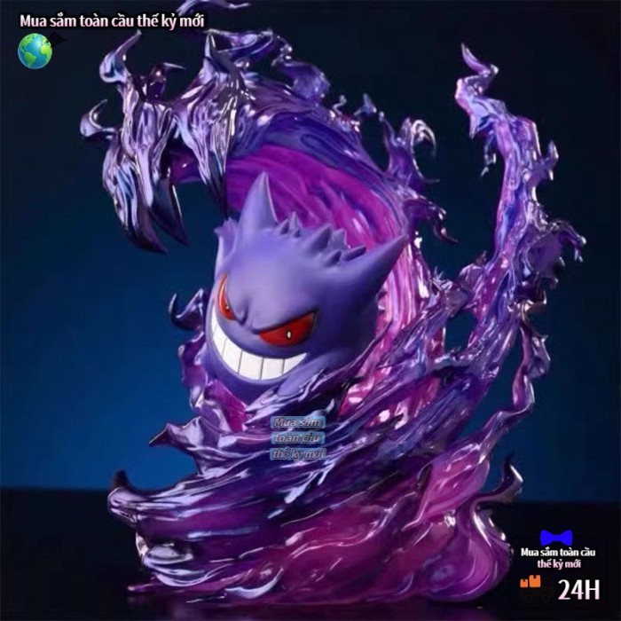 Ngoại vi phổ biến GK Pokemon Ghost Claw Gengar mô hình bàn tay tượng trang trí quà tặng
