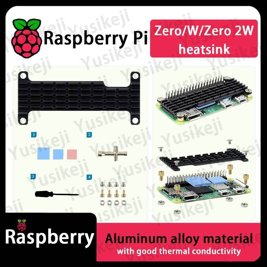 Raspberry Pi Zero 2w Vỏ kim loại hợp kim nhôm Raspberry PI Zero W Zero 2W