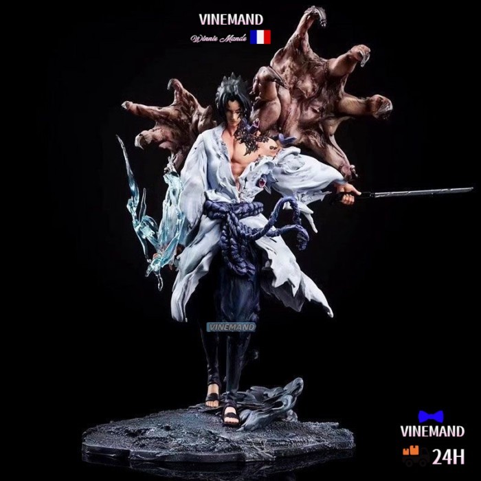 Kho Hà Nội🚚Naruto Figure GK Iron Curtain Sasuke CS Resonance Kaka Sasuke Obito Raikiri Model Statue 