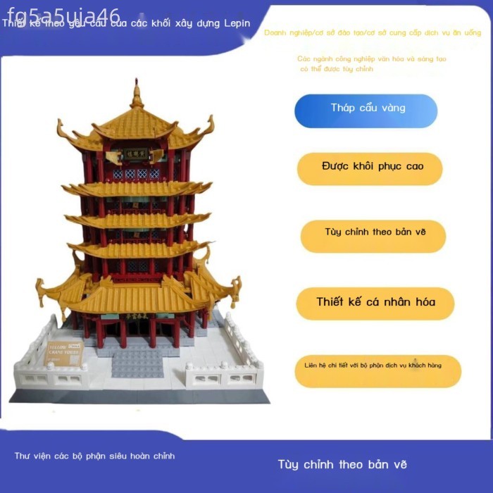 [Siêu Hot]  Công ty Lepin Building Blocks Enterprise IP: Tạo hình DIY tùy chỉnh cho các cảnh xây dự