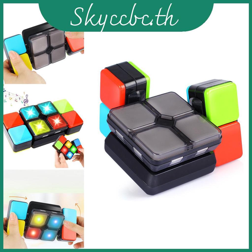 Âm nhạc LED Magic Cube Puzzle Flip Slide Nhiều người chơi Trò chơi điện tử Đồ chơi trẻ em