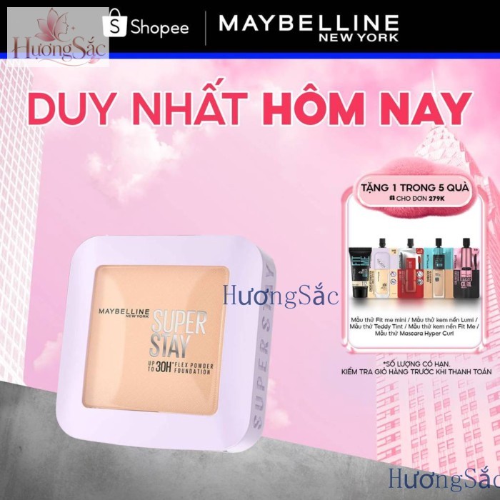 Phấn Phủ Nền Linh Hoạt SuperStay 30H Flex Powder Che Phủ Mịn Lâu Trôi Kiềm Dầu Maybelline New York