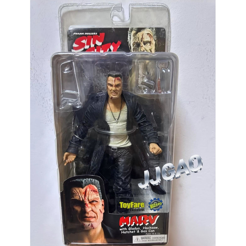 Mô NECA, Sin City: Muffle (Phiên bản giới hạn Triển lãm SDCC), mô hình có khớp nối 7 inch