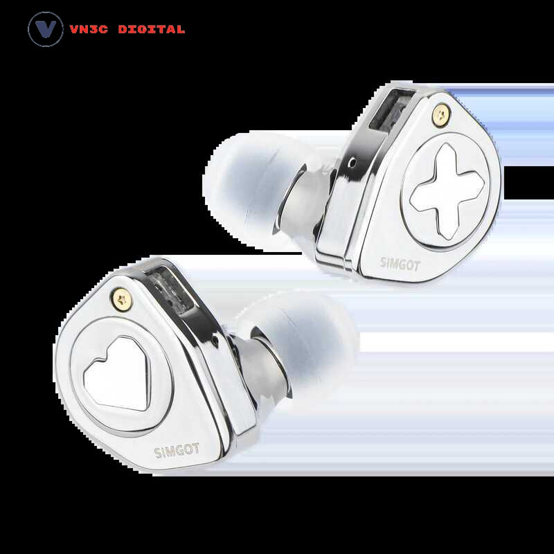 Tai nghe có dây năng động SIMGOT EW300 Electro-Ceramic HiFi với dây cáp có thể thay thế - BH12
