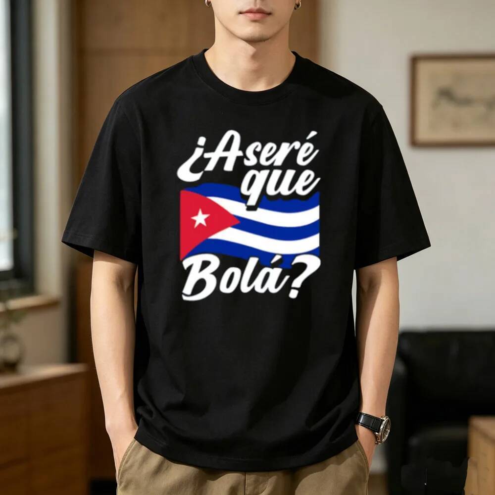 Ngộ nghĩnh Cuba Cuba Cờ Cuba Cubano cotton áo thun tuổi teen Hợp thời trang Áo thun đầy màu sắc Quần
