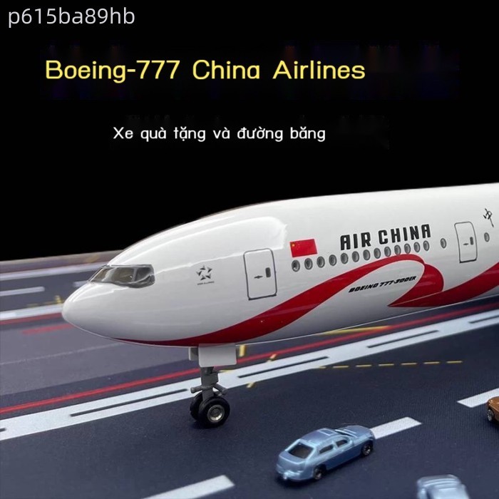 [HOT HIT] 47cm hình Boeing B777 Hãng hàng không quốc tế Air China Mô phỏng máy bay hợp kim Quà tặng