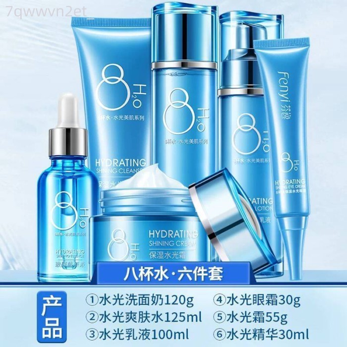 [GIÁ SỐC] Bộ chăm sóc mặt Eight Cups of Water dành cho nhạy cảm, da hỗn hợp kiểm soát dầu, cấp dưỡn