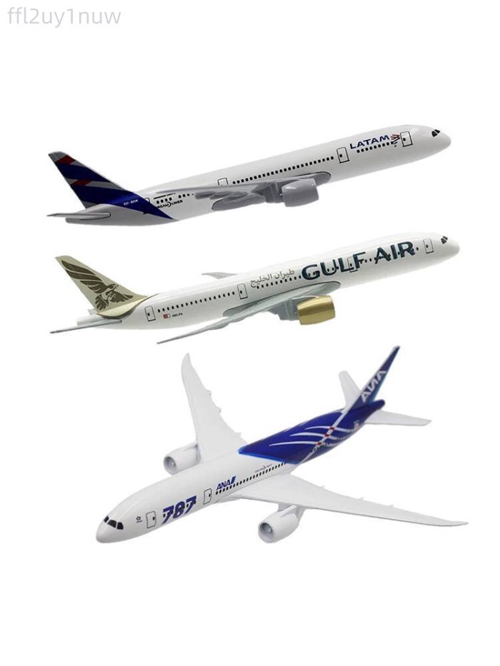 [Đa Năng] Mô hình Boeing 757 787, máy bay chở khách mô phỏng, vật trang trí tĩnh bằng hợp kim, 15.5