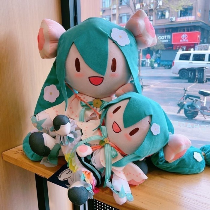 Búp bê Hatsune Miku Búp bê Sakura Cùng búp bê Fufu Sega Cùng Fufu Búp bê sang trọng Sakura Fufu