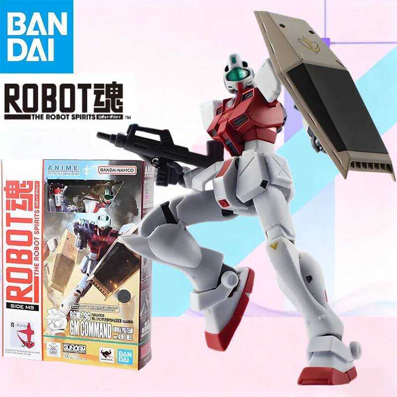Hộp lắp ráp Bandai Robot Spirits GUNDAM GM COMMAND GUINEA PIG TEAM VER ANIME, mô hình hành động chỉn
