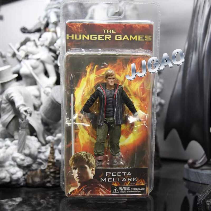 Mô nhân vật hành động NECA, Hunger Games: Peeta Mockrak, mô hình 6 inch