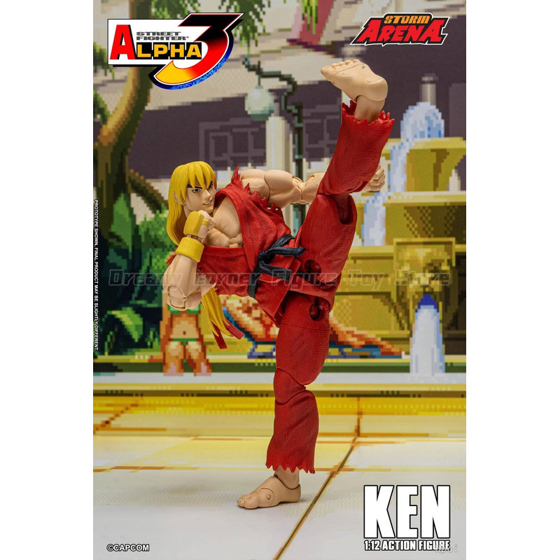 Storm Collectibles STORM ARENA Street Fighter Alpha 3 Ken Masters Mô Hình Nhân Vật Hành Động Tỷ Lệ 1