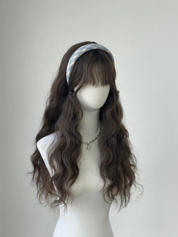 [Baa Baa Tóc Xoăn] Baa Baa xoăn Tóc giả Lolita Len xoăn Lười xoăn Tóc xoăn Mô phỏng hàng ngày Tóc gi