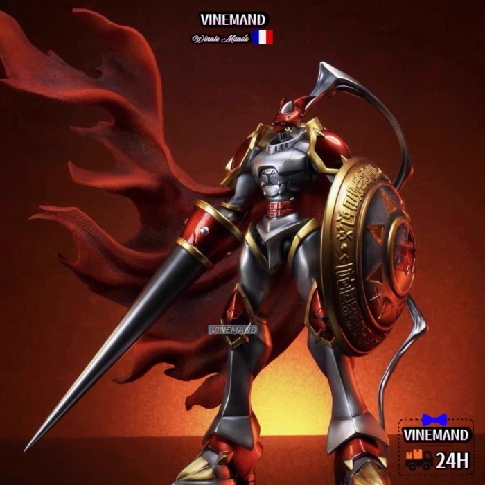 Kho Hà Nội🚚Digimon Red Lotus Knightmon Figure [Exclusive Limited Edition] Royal Knight Duke GK Model