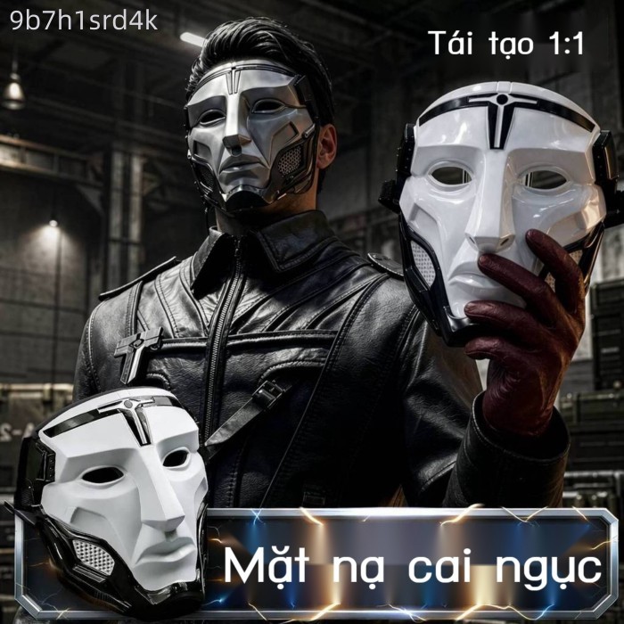 (HÀNG HOT) Trang cai ngục nhân viên trại giam Ngày Thiếu nhi, mặt nạ đặc vụ Delta Force, phục hóa t