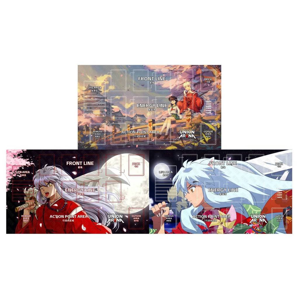 600X350X2Mm Tự Làm Higurashi Kagome Card Battle Mat Tcg Mousepad Đơn Player Board Thẻ Trò Chơi Duel 