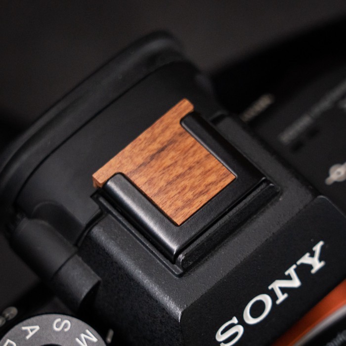 YUWOOD Sony Solid Wood Hot Shoe Cover Thích Hợp Cho A7C R3 M4 A9 6700 Và Dòng Full Khác Nikon Fm2