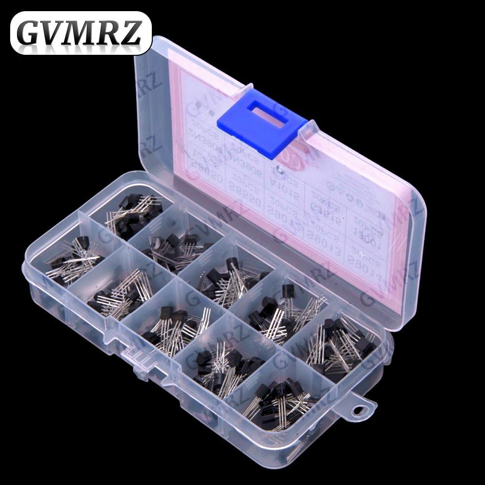10 giá trị * 20 cái = 200 chiếc A1015 C1815 1001 A1015 Bộ phân loại Transistor TO-92 S8050 S8550 S90