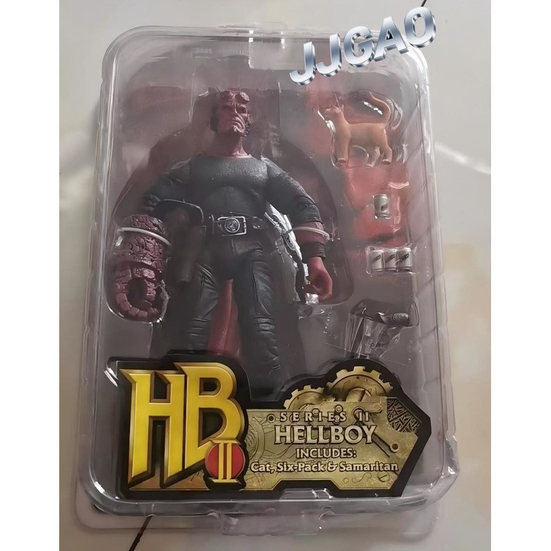 Mô Mezco Toys, Dòng Golden Legion, 2: Hellboy (Cat, Six-Pack & Samaritan), mô hình có khớp nối 7 inc