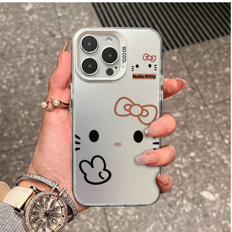 Hello Kitty và biểu tượng của nóỐp Lưng cho OPPO A60 A18 A37 A57 A36 A17 A96 A53 A3S A95 A15 A16K RE