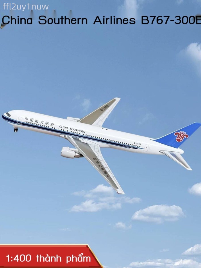 [SALE] 1:400 Máy bay chở khách Boeing B767-300ER của hãng hàng không China Southern Airlines, mô hì