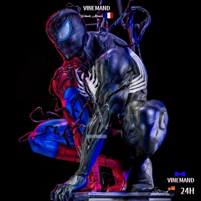 Kho Hà Nội🚚Spider-Man Venom Symbiote GK Figure Figure Peripheral Statue Ornaments Gifts Distributed 